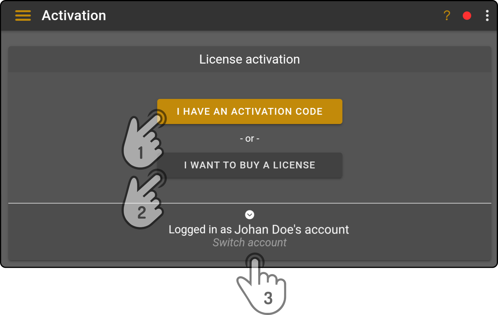 shop redeem code selection