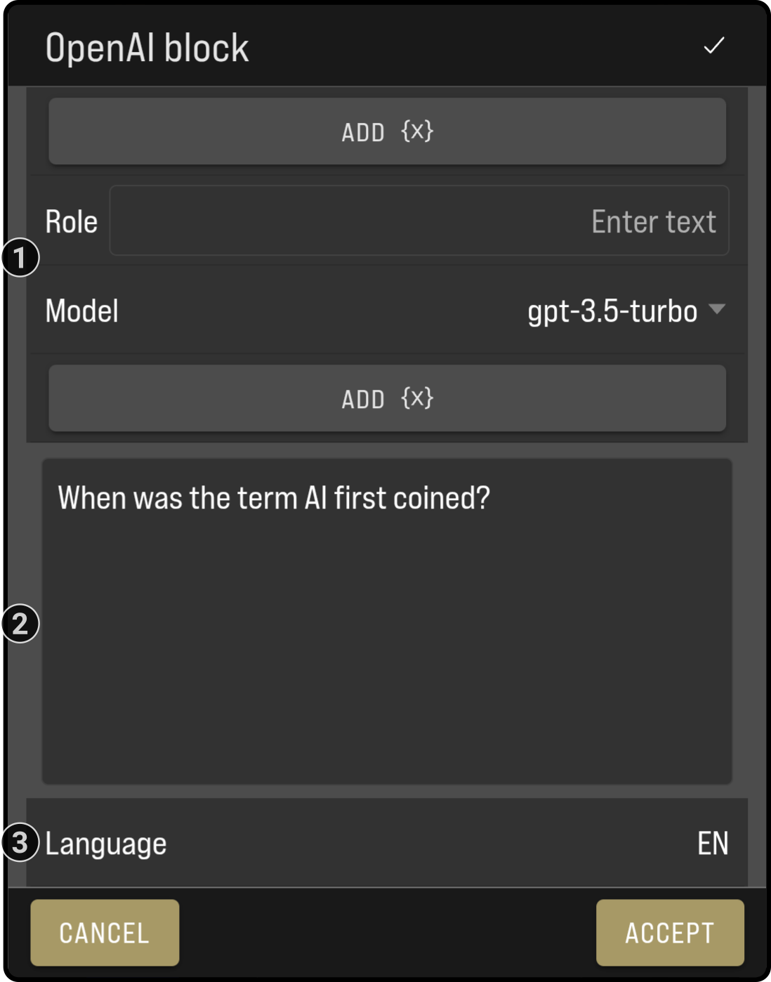 openai generalsettings