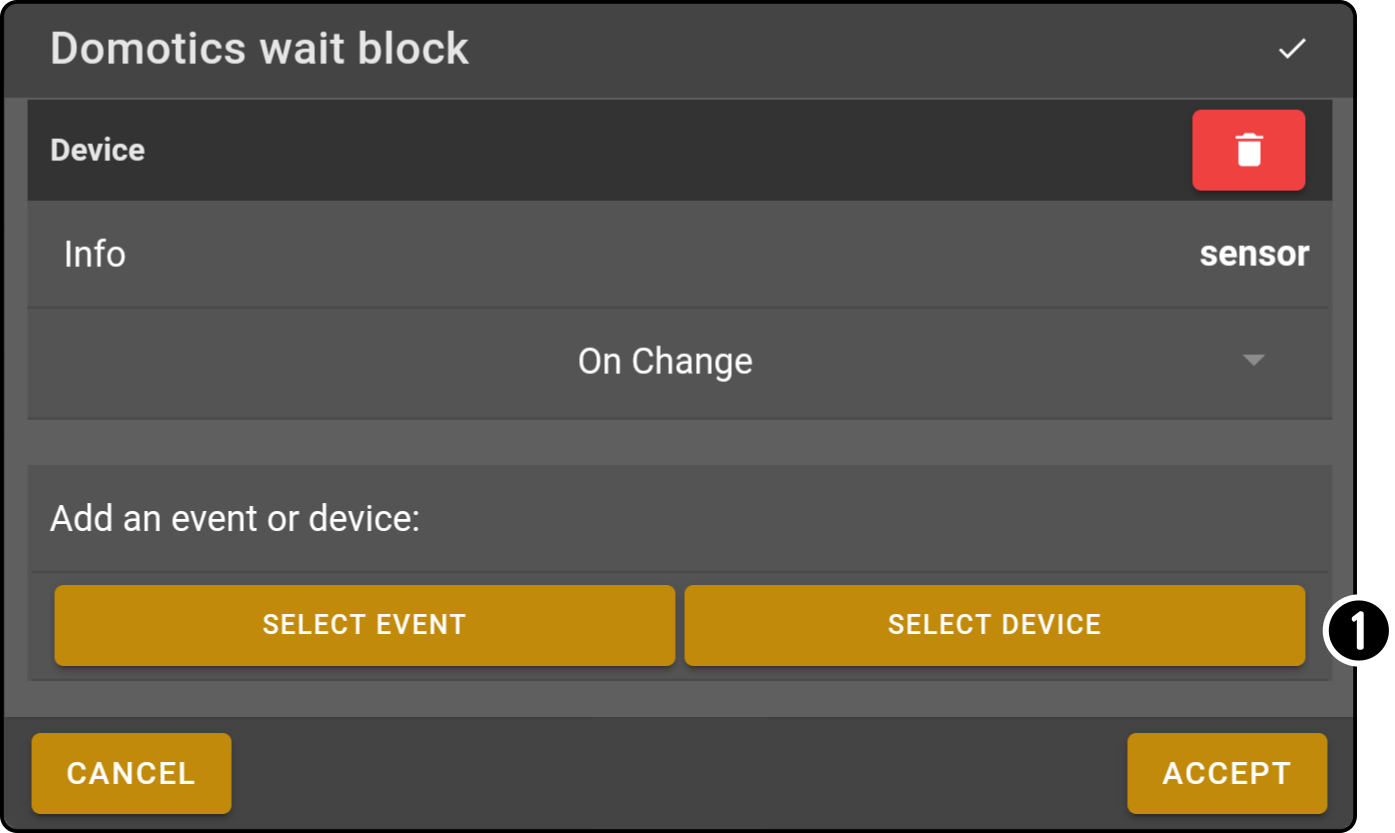 domotics settings 1