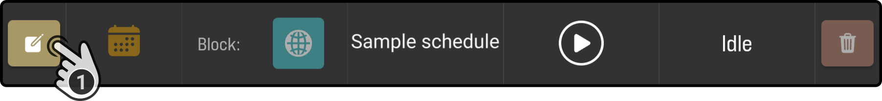 scheduler entry demo